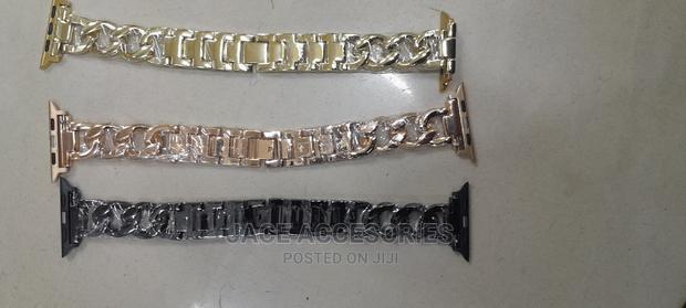 Single Row Smartwatch Metal Strap - thumbnail 2