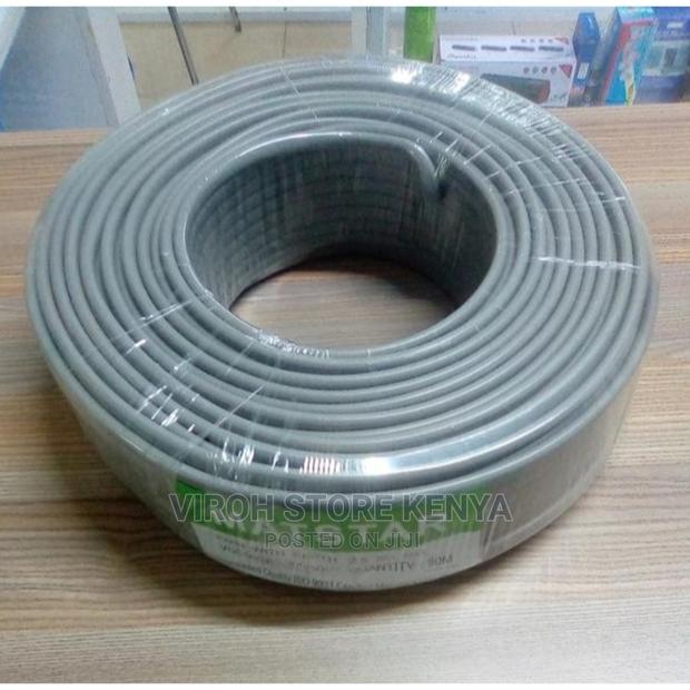 Matstar 1.5mm Grey Roll 90m Long Electrical Cable - main view