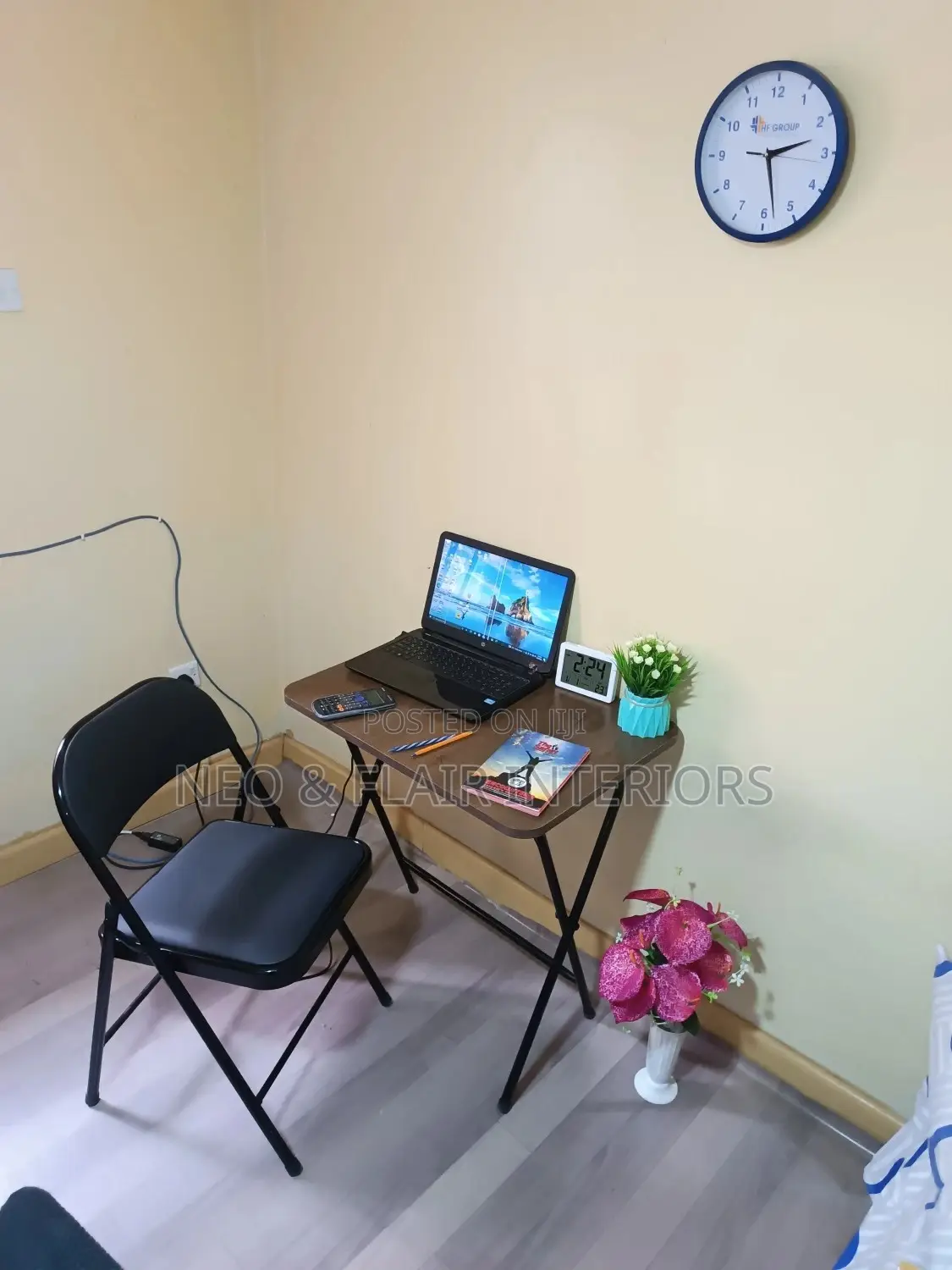 Foldable Table Desk and Chair