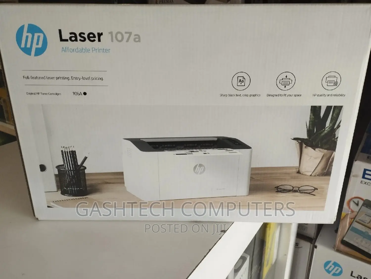 HP Laser 107a(A4) Mono Laser Printer-Print Only