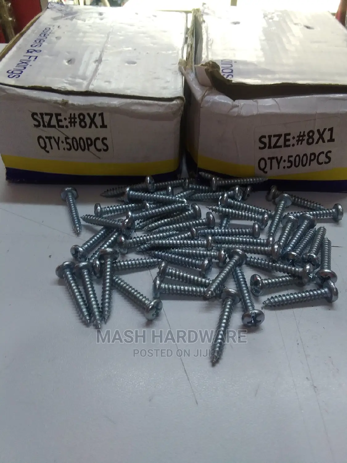 1*8(500pcs) Self Tapping Screws