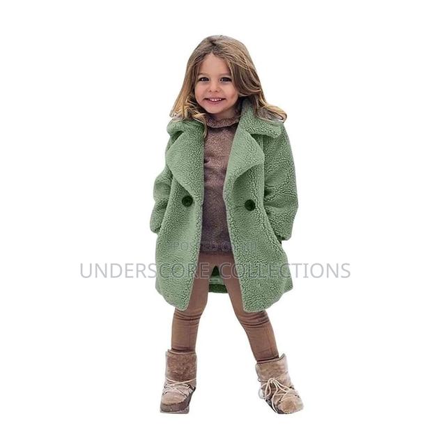 High-End Classy Kids Woolen Trench Coats - main view
