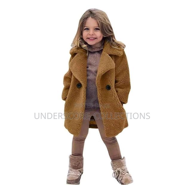 High-End Classy Kids Woolen Trench Coats - thumbnail 3