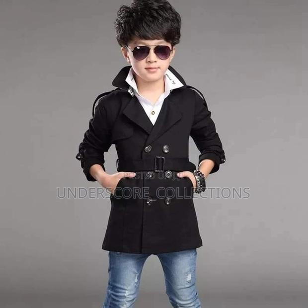 High-End Unisex Kids Trench Coats - thumbnail 5