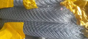 Twisted-End Galvanized Chainlink Wire Mesh for Fencing 4ft