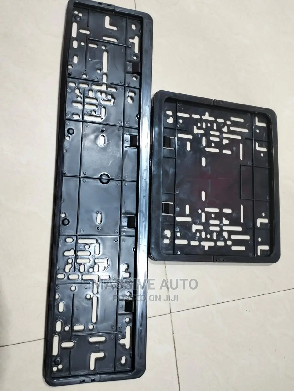 New Holders Number Plates Black Plastic Plates Holder