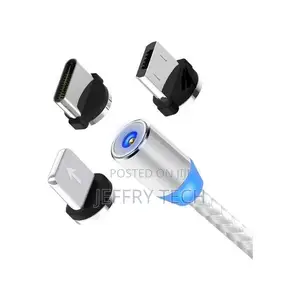 Magnetic Charging Cable With Mualtiple Connectors