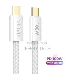 Vidvie Tybe-C to Tybe-C Data Cable, Fast Charging 100W 1.2 M