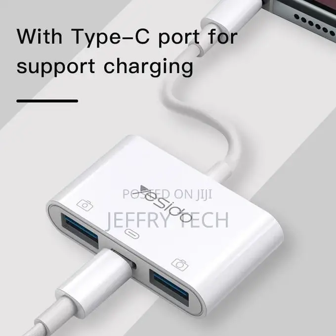 Yesido 3 in 1 Type-C to USB OTG Charging U Disk Camera Cardr