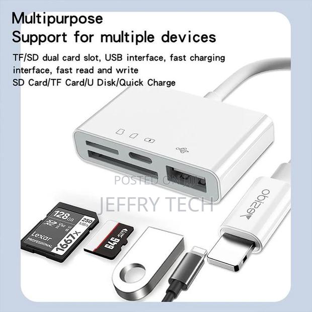 Yesido 4 in 1 OTG Cable With USB Charging Port Male to Femal