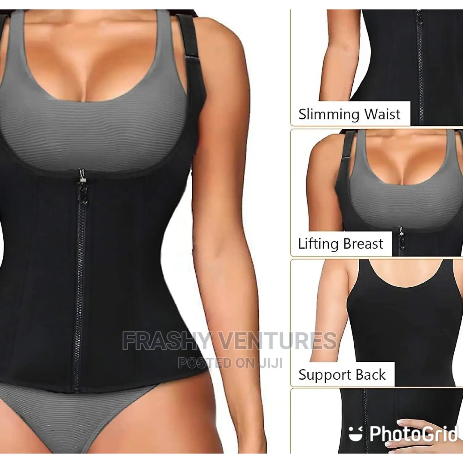 Women Zipper Vest Waist Trainer