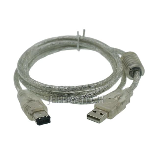 Firewire IEEE 1394 6 Pin Male to USB 2.0 Male Adaptor Conver