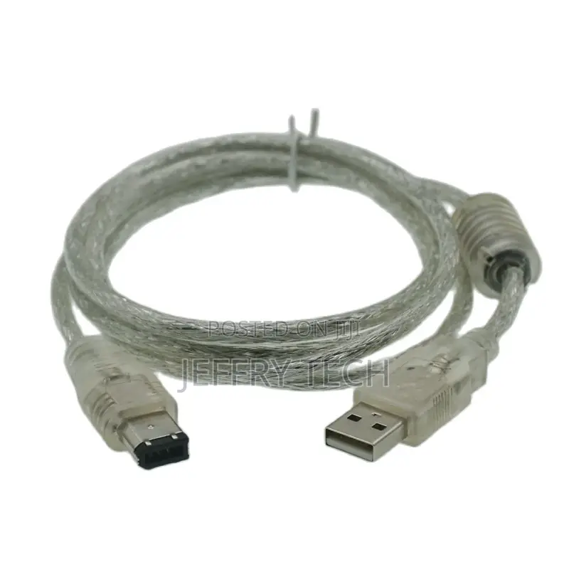 Firewire IEEE 1394 6 Pin Male to USB 2.0 Male Adaptor Conver