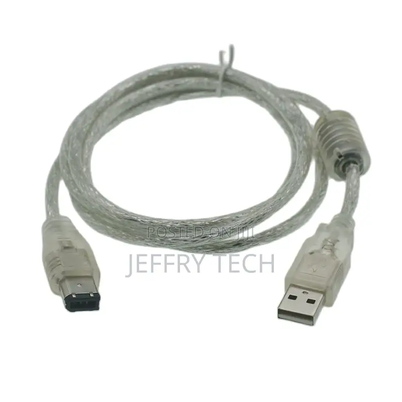 Firewire IEEE 1394 6 Pin Male to USB 2.0 Male Adaptor Conver
