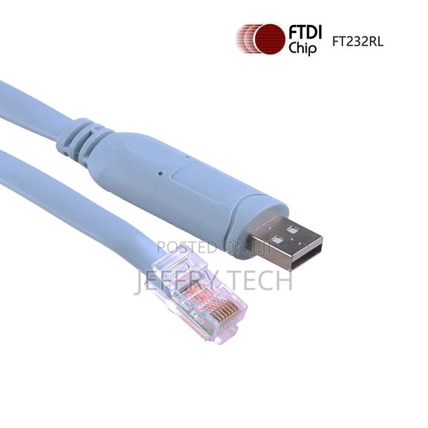 USB 2.0 DB9 to RJ45 RS232 Serial Console Router Blue Cable F