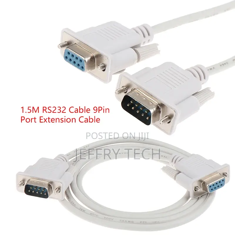 1.5m RS232 Cable to RS-232 DB9M to DB9F Male to Female DB9 9