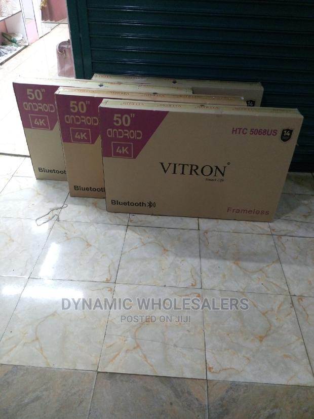 :Vitron 55" Inch Ultra Hd Frameless Android Tv,