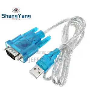 New USB to RS232 COM Port Serial PDA 9 Pin DB9 Cable Adapter