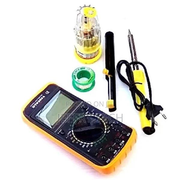 Multi Meter + Soldering Iron + Sucker + Pocket Screwdriver S