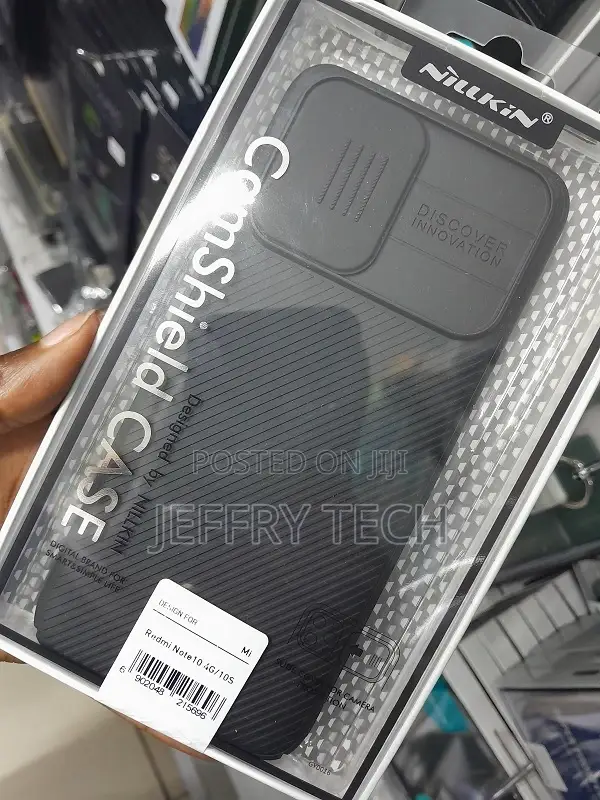 For Xiaomi Redmi Note 10 4G Case Nillkin Camshield Slide Cam