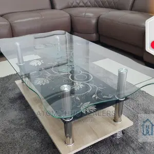 Coffee Glass Top Table,.