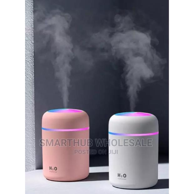 Restoked Nordic Humidifier Grey,White and Pink - main view