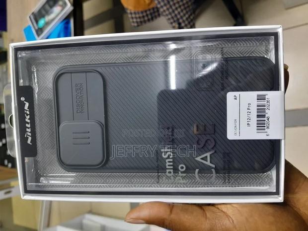 Nillkin Camshield Pro Case for iPhone 12/12 Pro- Hard Black - main view