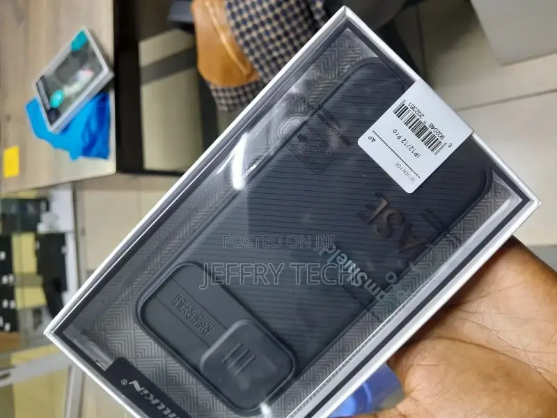 Nillkin Camshield Pro Case for iPhone 12/12 Pro- Hard Black