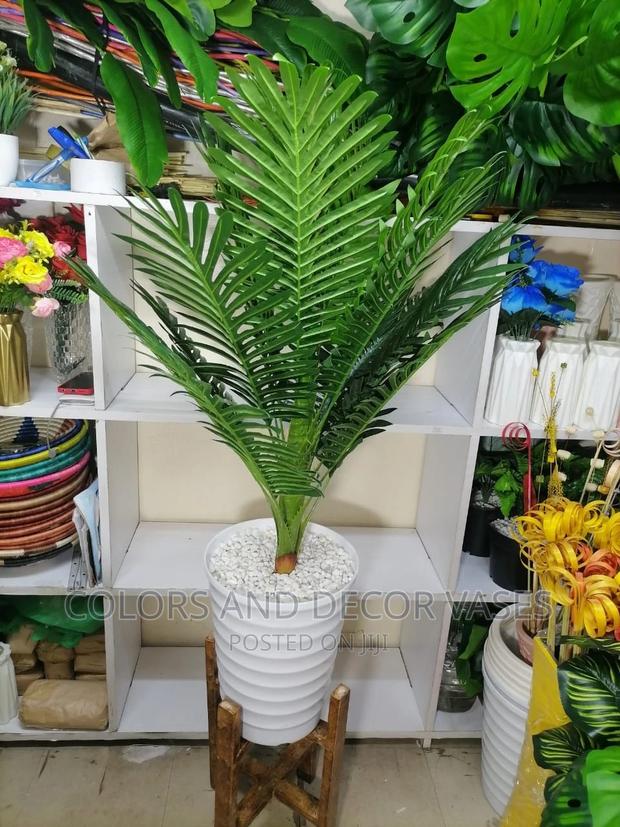 Palm Tree With Stand and Vase