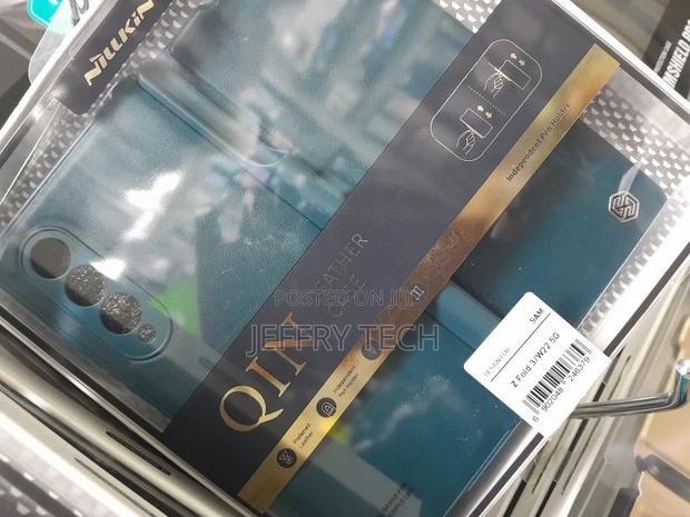 Nillkin Case - Qin Leather Case, Galaxy Z Fold 3, Green - thumbnail 3