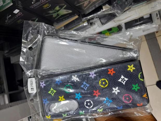 Premium Designer Leather Case for Samsung Z Fold 3 - thumbnail 4