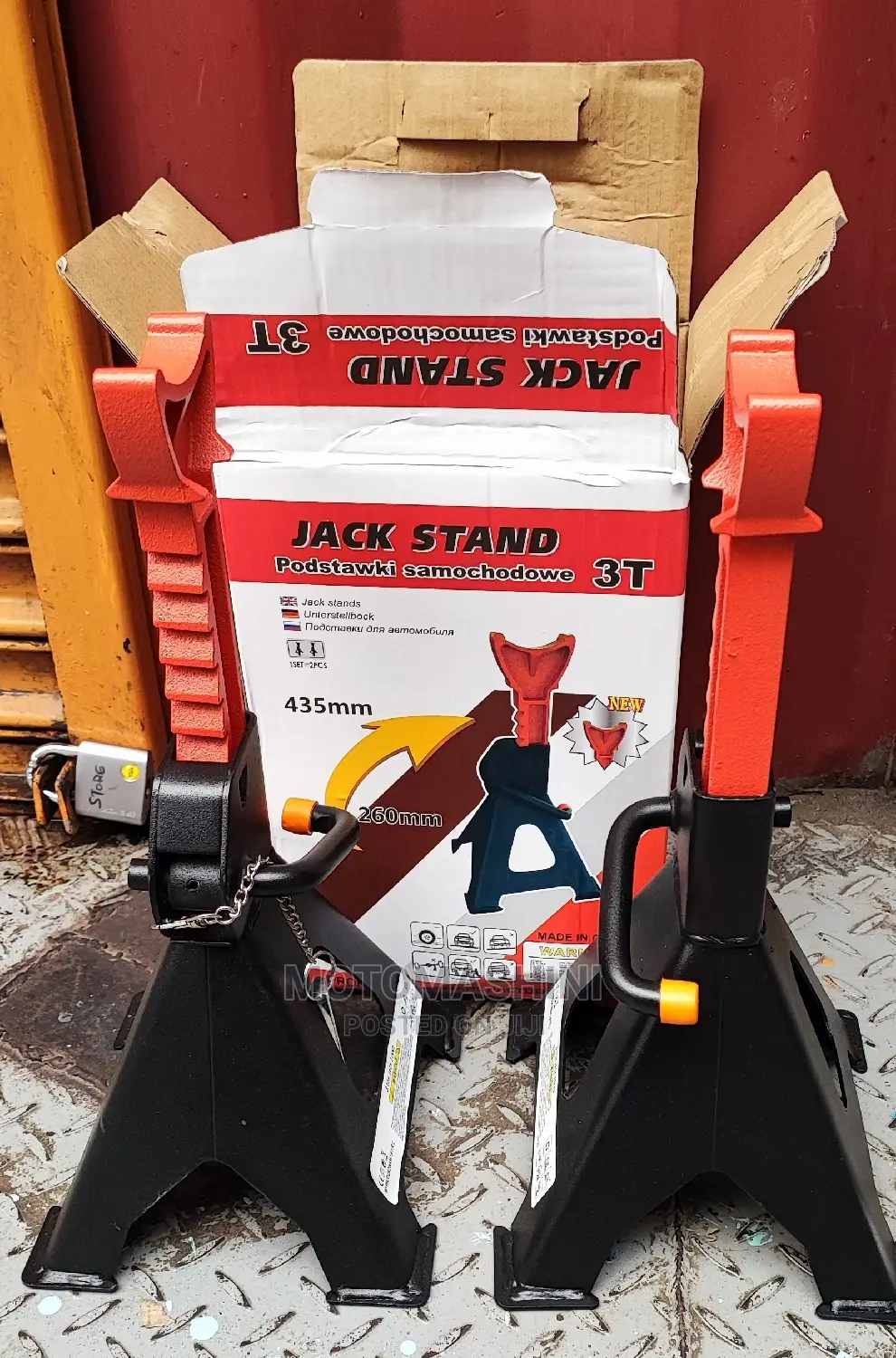 3ton Vehicle Jack Stands Sold as a Pair 2 Pieces Brand New