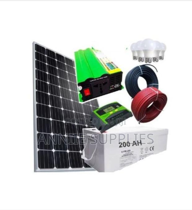 400W Solar+ 200ah/20hrs Battery+1000W Inverter Nyumbani KIT