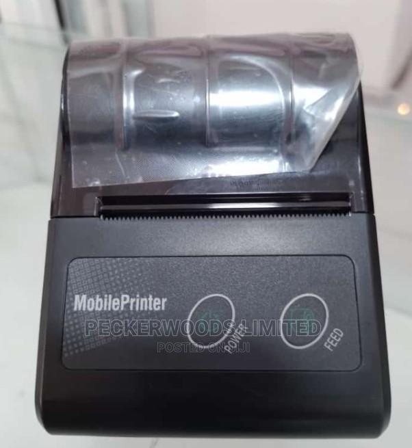 A Black Wireless Printing Bluetooth Printer - main view
