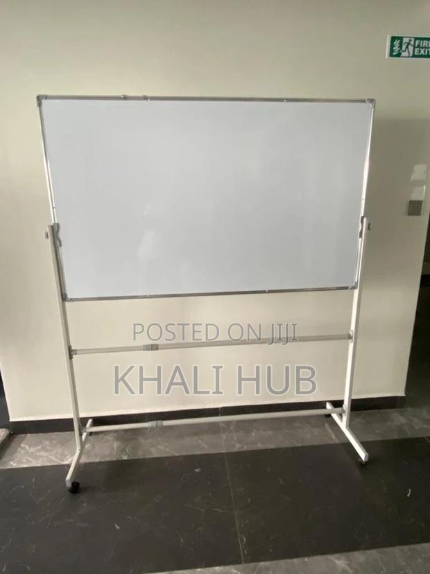 5ft by 3ft Whiteboard With Stand Magnetic Whiteboard - main view