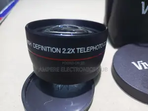 2.2x Telephoto Lens - 55mm for Canon, Nikon, Sony