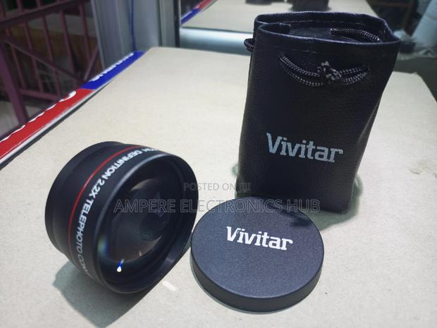 2.2x Telephoto Lens - 55mm for Canon, Nikon, Sony