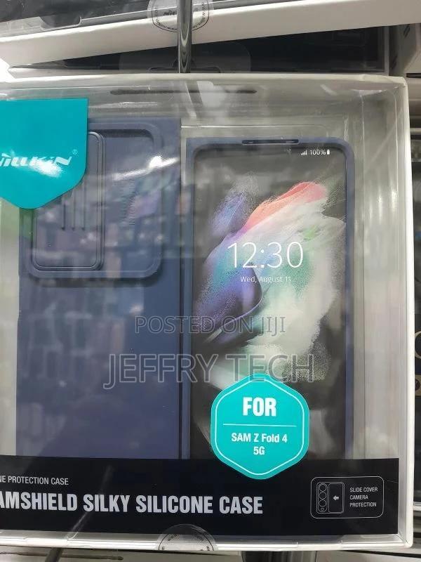 Galaxy Z Fold4 Silicone Case - Nillkin Camshield Silky - main view