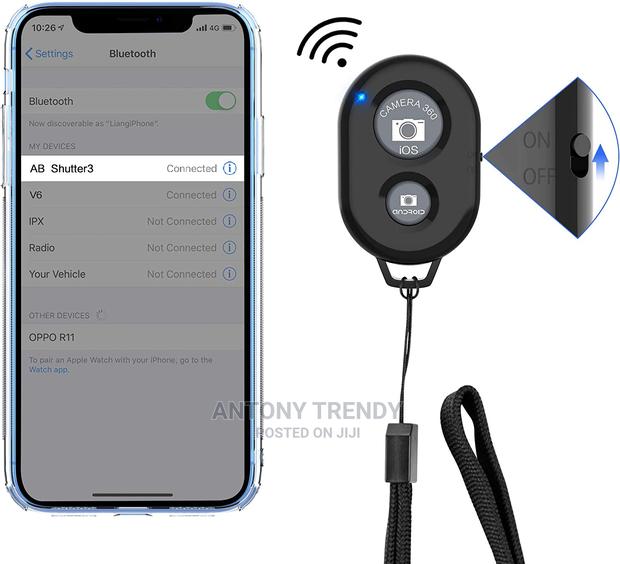 Camera Shutter Remote Control for Smart Phones - main view