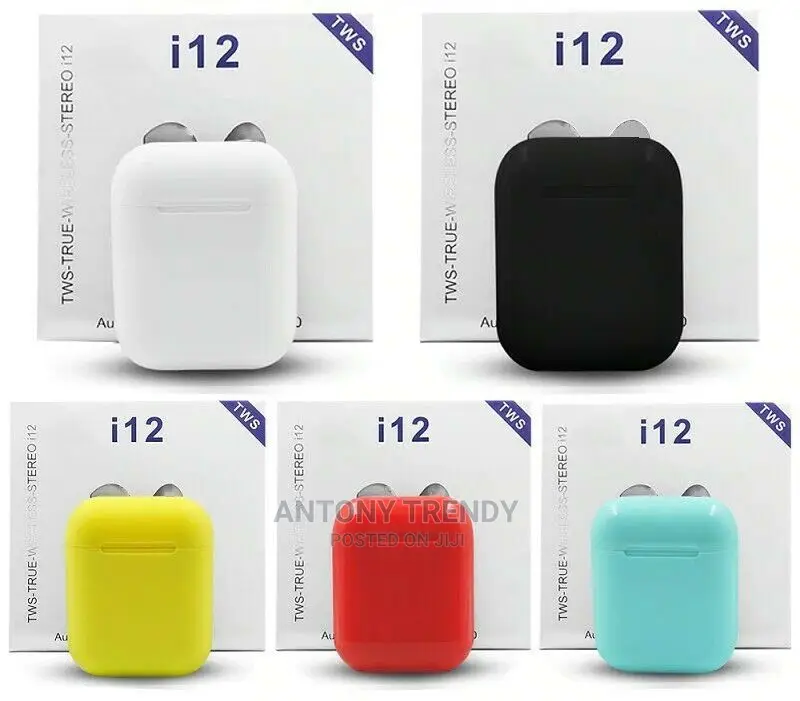 I12 TWS Headphones True Wireless Earphone With Mic