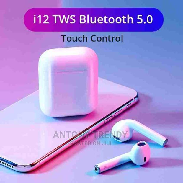 I12 TWS Wireless Bluetooth Earbuds With Charging Case - main view