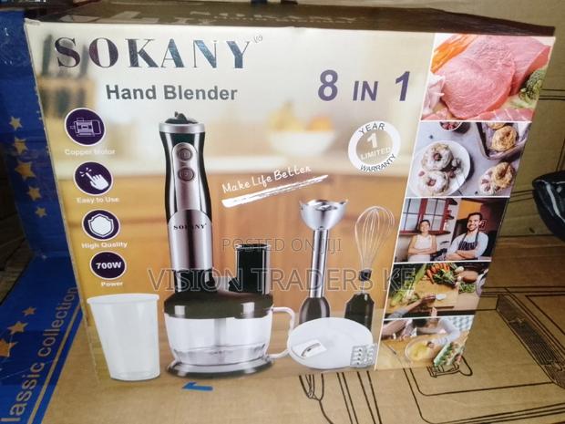 Sokany 8 in 1 Hand Blender 700W.