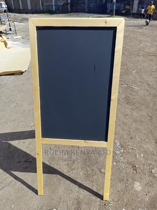 Menu Blackboard 4ftx2ft Double Sided - main view