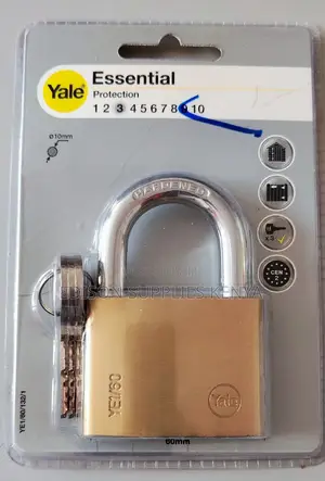 Yale Padlock Hardened Padlock - Essential Protection 60mm