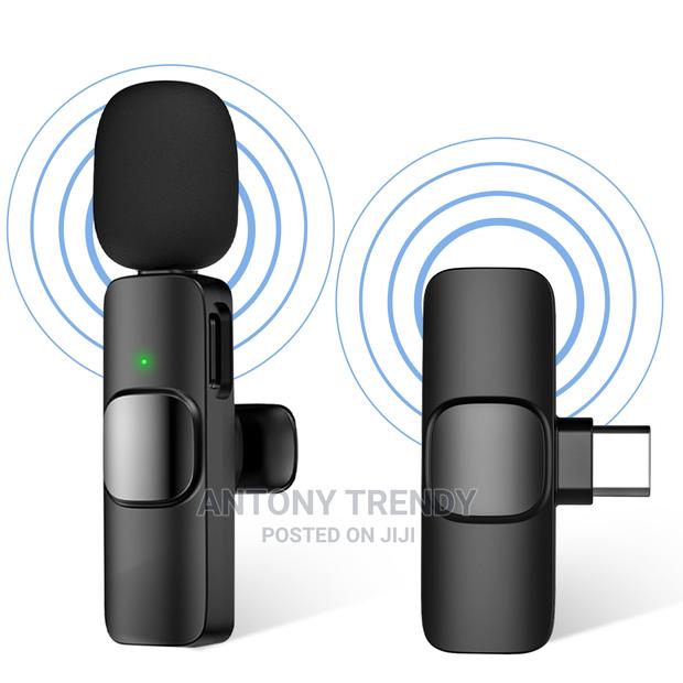 Wireless Lavalier Microphone, TSV 2.4ghz Wireless Lapel Clip - thumbnail 3