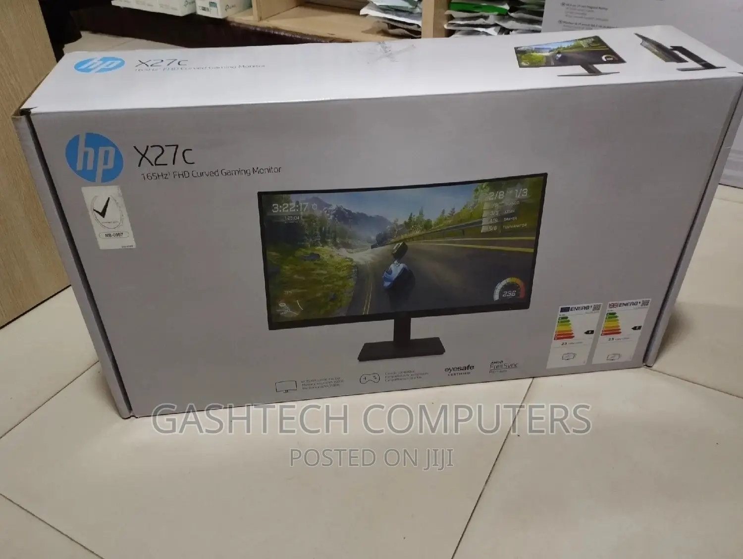 HP X27c 27" FHD Curved Gaming Monitor