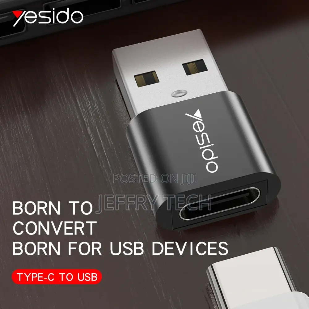 Yesido USB to Type-C OTG Adapter USB USB-C Male to USB Type-