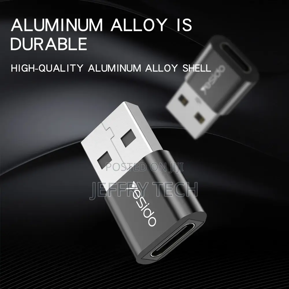 Yesido USB to Type-C OTG Adapter USB USB-C Male to USB Type-