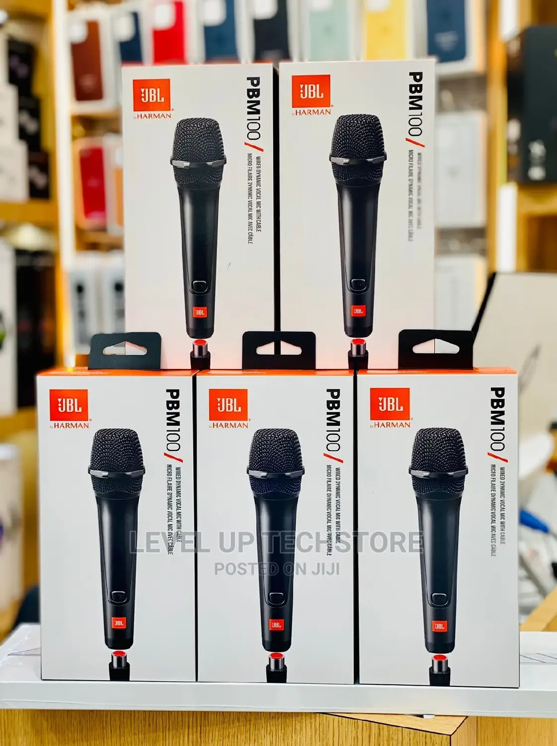 JBL PMB100 Wired Dynamic Vocal Mic With Cable - New