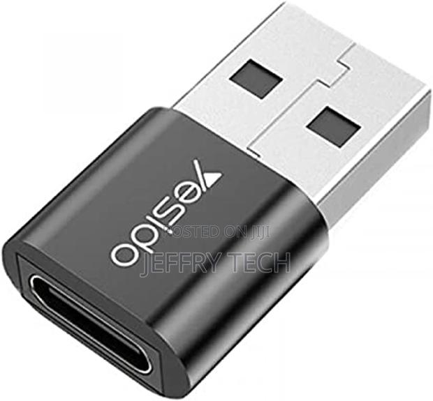 Yesido GS09 Type-C to USB Connector Adapter-Black